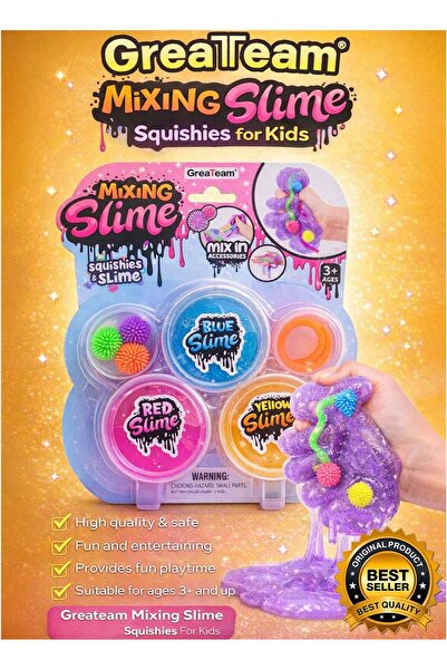 Greateam Mixing Slime Squishies for Kids