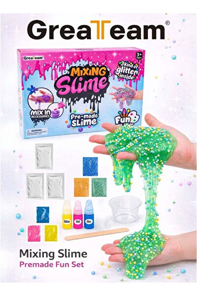 Greateam مجموعة سلايم جاهزة وممتعة للأطفال من عمر 3 سنوات فما فوق، مجموعة صنع...