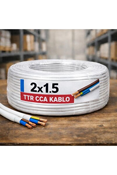 wattech 2x1.5 ttr cca kablo 20 mt