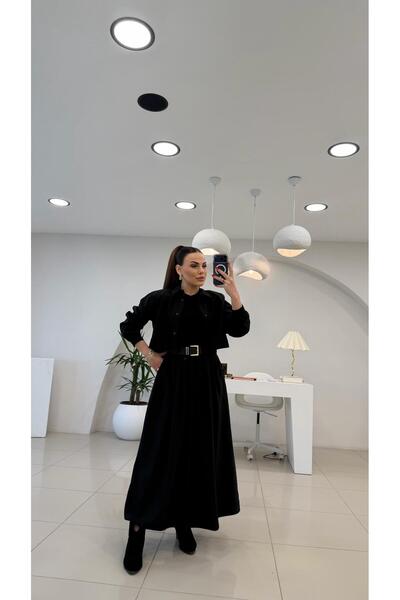 Şulenin Butiği PREMİUM GÖMLEKLİ ELBİSE TAKIM