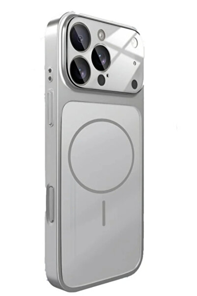 KVK PRİVACY iPhone 15 Pro Uyumlu 17 Pro Görünümlü Çevirici Kamera Korumalı Ma...