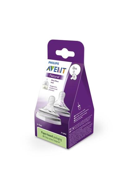Philips Avent Free Flow 2'li Biberon Emziği , Prematüre Bebekler için , SCF657/27