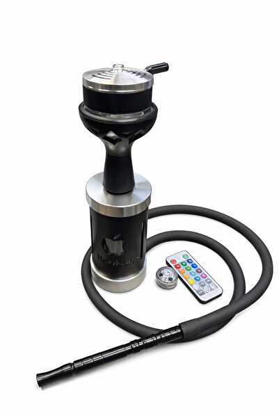 puffstore Işıklı Mini Nargile Seti–Kumandalı LED Aydınlatmalı, Taşınabilir Na...