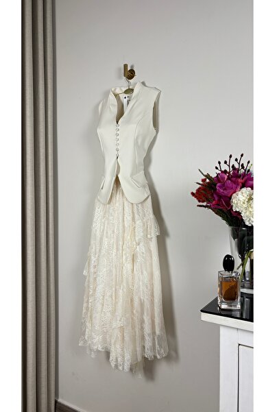 MYGROUP Beige skirt and blouse