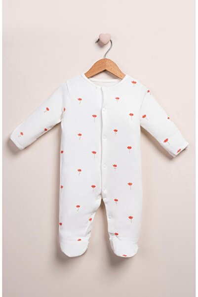 Baby Fou Baby Jumpsuit with Built-In Gloves