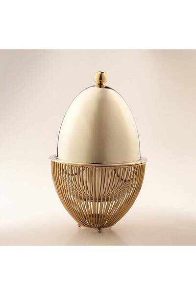 Generic وعاء تقديم طعام مطلي بالنيكل من لا ميسا سعة 3 لترات