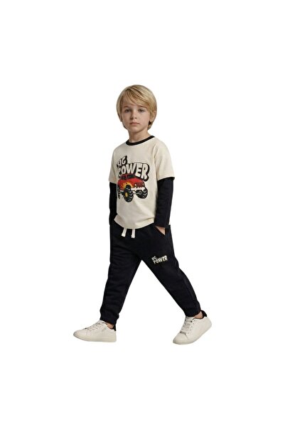 DeFacto Pantaloni de trening cu imprimeu Cargo Fit pentru bebeluși băieți G61...