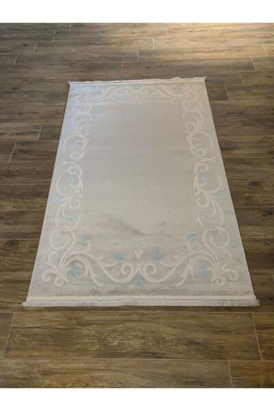 Royal KAŞEN A028C KREM-TURKUAZ HALI