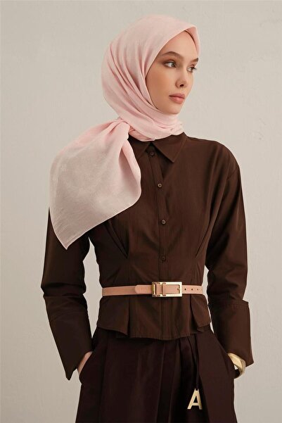 Armine Stylish Cotton Scarf Pink Scarf