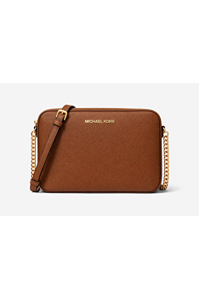 Michael Kors Jet Set Çapraz Askılı Kadın Çanta Kahverengi TABA
