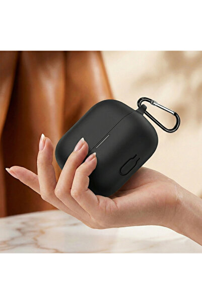 CaseOnn حافظة Ank3r Soundcore K20i من السيليكون غير اللامع باللون الأسود مع ج...