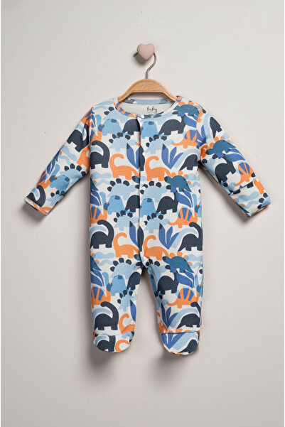 Baby Fou Baby Jumpsuit with Built-In Gloves