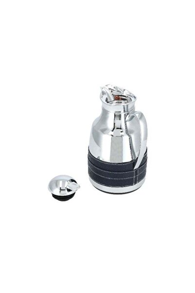 Generic Dallaty steel vacuum flask leather black 1L