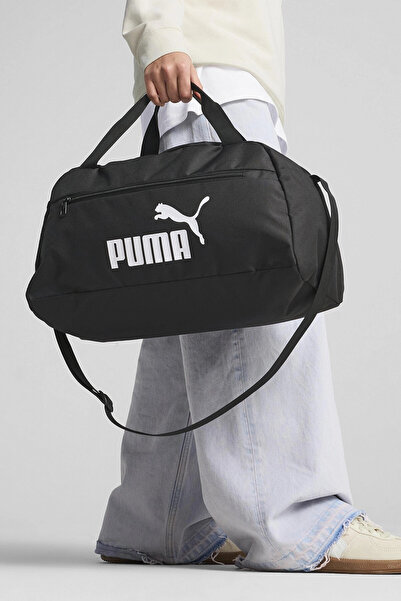Puma Phase 22L Small Siyah spor çantası Tek Ebat Siyah 09116701