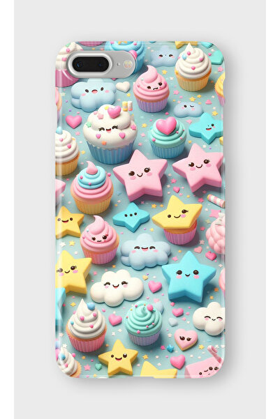 lelia حافظة هاتف شفافة مطبوعة متوافقة مع iPhone 6/6S Plus |   مجموعة: كاواي م...