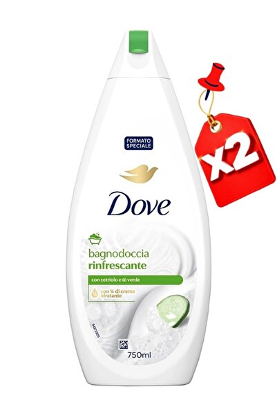 Dove GEL DE DUȘ 750ML REVIGORANT X2