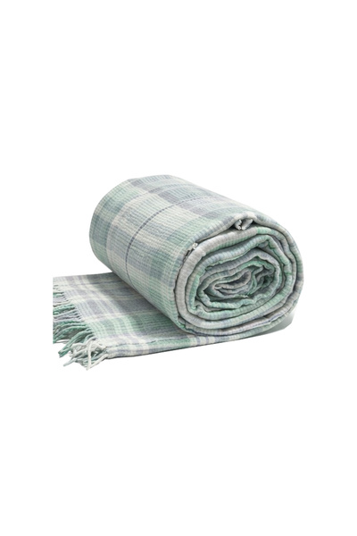 MUK's Cotton Single Scottish Tv Blanket 155 X 220 cm