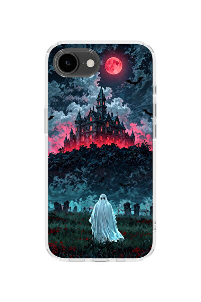 lelia غطاء هاتف شفاف مطبوع متوافق مع آيفون 16e |   المجموعة: دارك فورس دومينيون