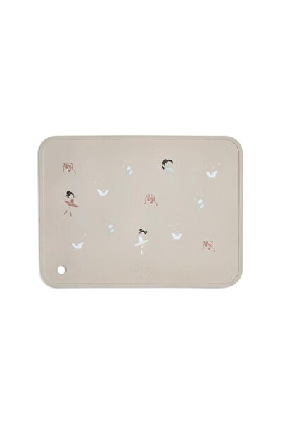 Citron Silicone Placemat Rectangle Mama Altlığı - Ballerina