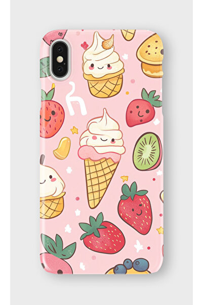 lelia حافظة هاتف شفافة مطبوعة متوافقة مع iPhone XS Max |   مجموعة: كاواي ميلك...