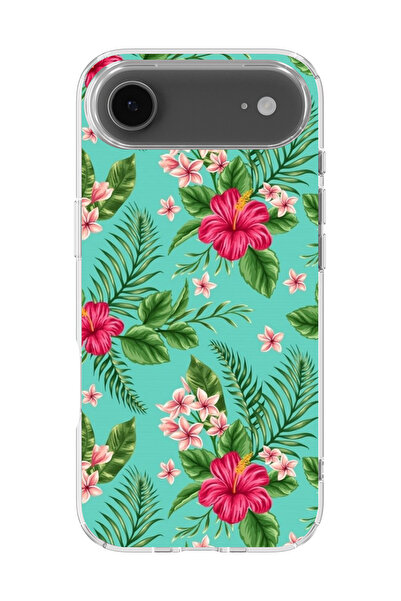 lelia غطاء هاتف شفاف مطبوع متوافق مع آيفون 17 إير |   مجموعة فلورالوكس بوتانيكا