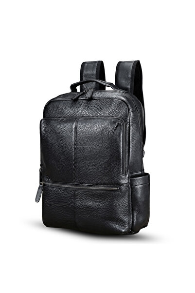 Busy Lady&Gentleman 15inch laptop backpack made of genuine leather, Tor, trol...