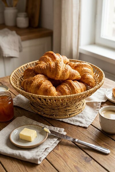 Buffer ®   وعاء تقديم من البلاستيك والخيزران مقاس 28 سم - ذو مظهر طبيعي من ال...