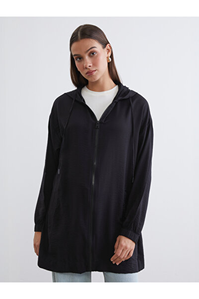 LC Waikiki سترة نسائية واسعة بغطاء للرأس