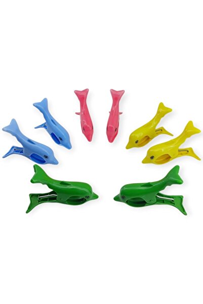 Ethab Ticaret - منشفة شاطئ مزينة بنمط الدلفين 1 قطعة