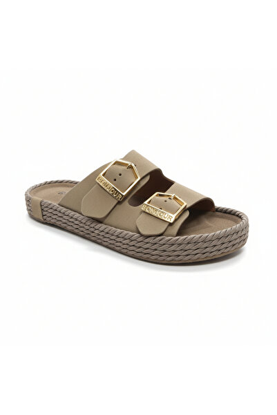 DOSA SHOES Suede leather braided slippers