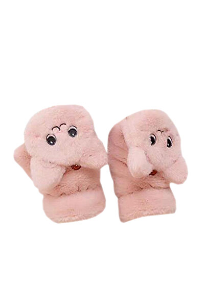 EFAYN.RO Women's gloves, very warm, cat pattern, convertible end, universal s...