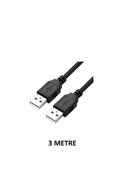 HI-LINK Usb Usb uzatma kablosu 2.0 iki ucu erkek erkek 1.5 metre (C TO C Kablo)