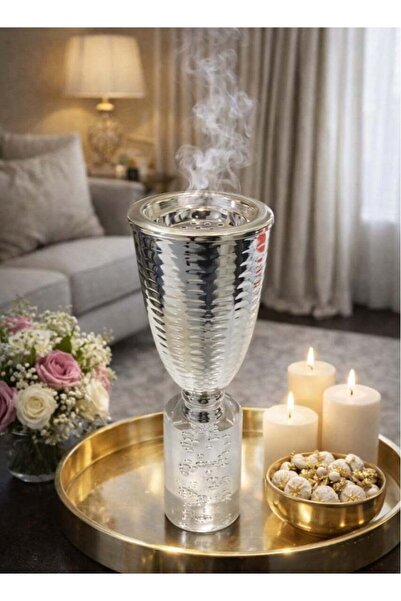 GENERAL Crystal and Metal Incense Burner with Luxurious Design