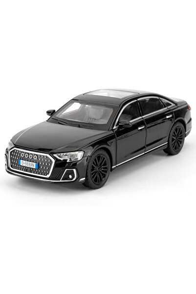 OEM Audi A8 Model Car, Metal – 15cm, Sounds and Lights, Moving Elements, Pull...