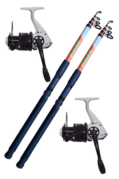 summitsport 2'Li Olta Seti Maxus 300cm Olta Kamışı Ranger 6000 Olta Makinesi