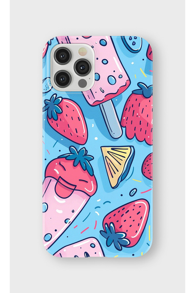 lelia حافظة هاتف شفافة مطبوعة متوافقة مع iPhone 12 Pro |   مجموعة: سناك تون د...