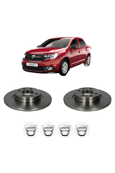 Bosch Set of 2 Front Brake Discs for DACIA LOGAN II