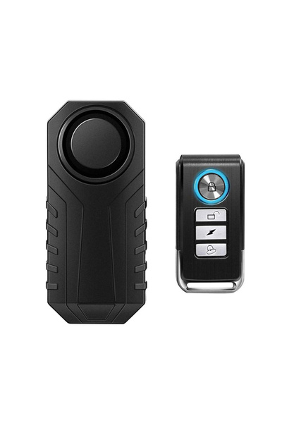 Stef's Cat Alarma Anti Furt pentru Biciclete si Motociclete, Senzor de Vibrat...