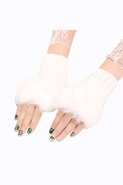 EFAYN.RO Manusi dama, model pentru incheietura, blanita la baza, marime unive...