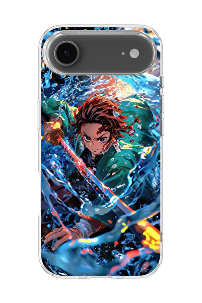 lelia غطاء هاتف شفاف مطبوع متوافق مع آيفون 17 إير |   المجموعة: دفتر رسم Anim...