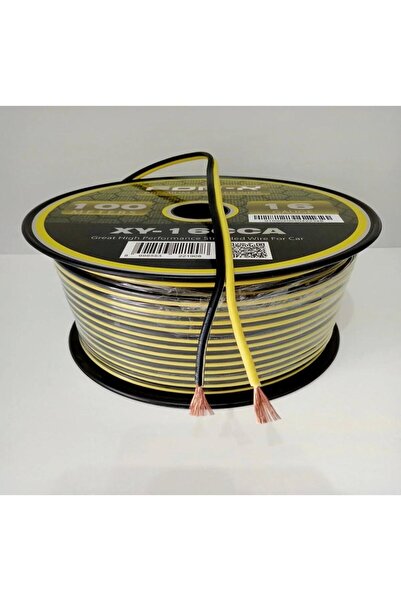 X-BASS Xb-16Cca 16Ga Profesyonel Kalın Oto Amfi Hoparlör ve Bass Kablosu 5 Metre