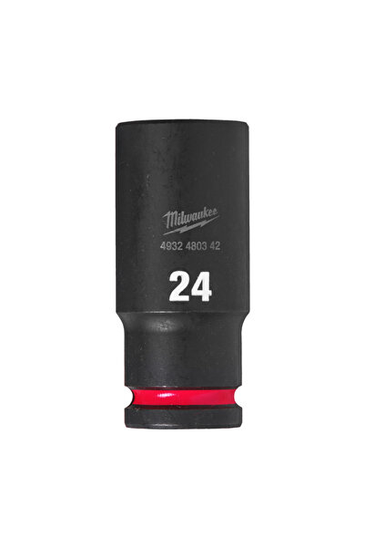 Milwaukee Cheie tubulară de impact 1/2'' lungă - 24 mm, cod 4932480342