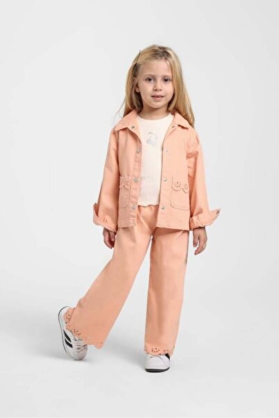 Escabel Baby Girl Woven Trousers 1-5 Years Salmon