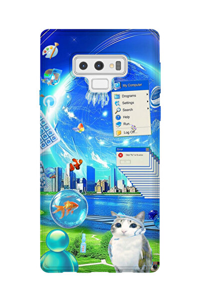 lelia حافظة هاتف شفافة مطبوعة متوافقة مع هاتف سامسونج جالاكسي نوت 9 |   مجموع...