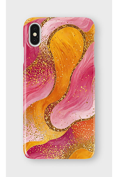 lelia حافظة هاتف شفافة مطبوعة متوافقة مع iPhone XS Max |   مجموعة كولور ويف ف...