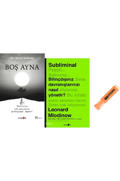 Okuyan Us Yayınevi Boş Ayna + Subliminal /2 Kitap Set (KALEM HDY)