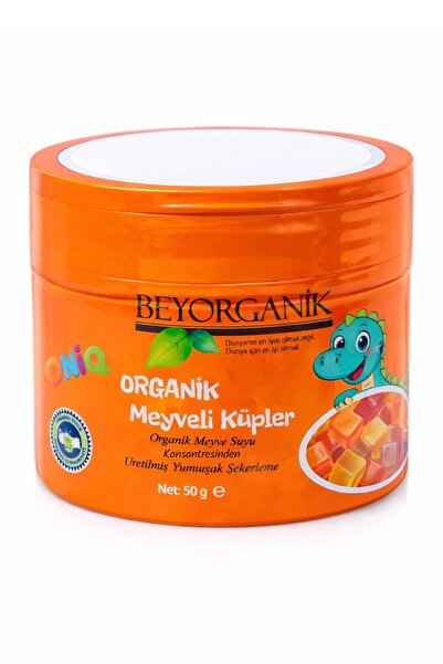 BEYORGANİK Organik Meyveli Küpler 50gr