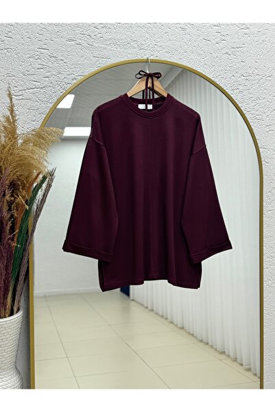 BENAHOLL Ariyla Önü Ve Kol Ucu Dikişli Yanları Yırtmaçlı İki İp Sweat-ZN5988 ...