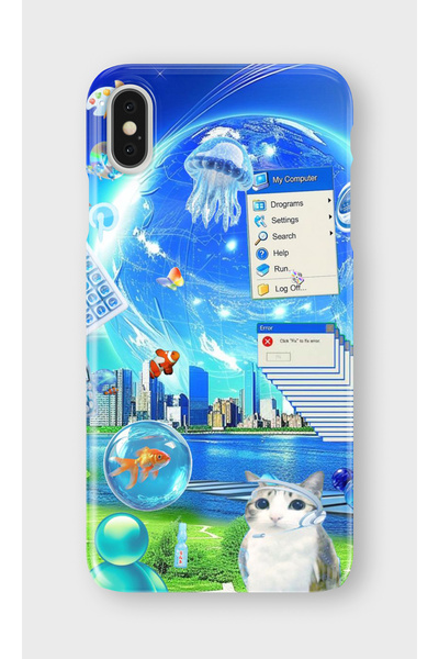 lelia حافظة هاتف شفافة مطبوعة متوافقة مع iPhone XS Max |   مجموعة AeroGlass M...