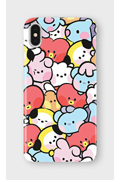 lelia حافظة هاتف شفافة مطبوعة متوافقة مع iPhone XS Max |   مجموعة: كاواي ميلك...